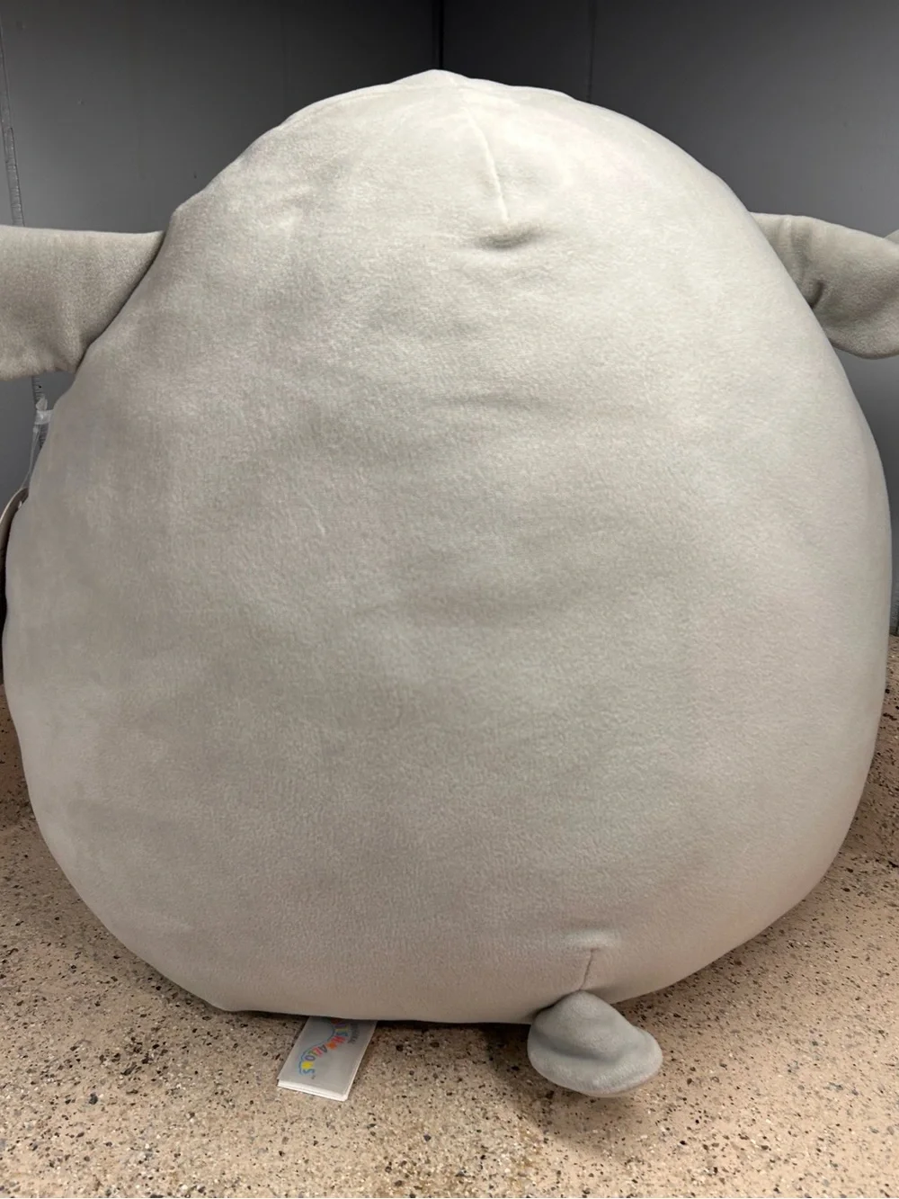 Squishmallows Grey Lamb Elea with Floral Belly and Ears Plush Toy NWT (14”)
